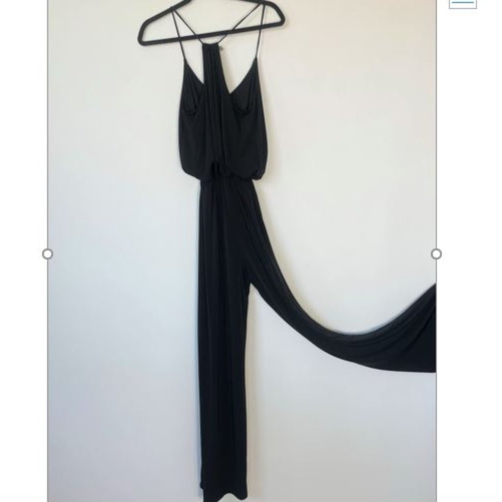 Olivia K Black Racerback Jumpsuit